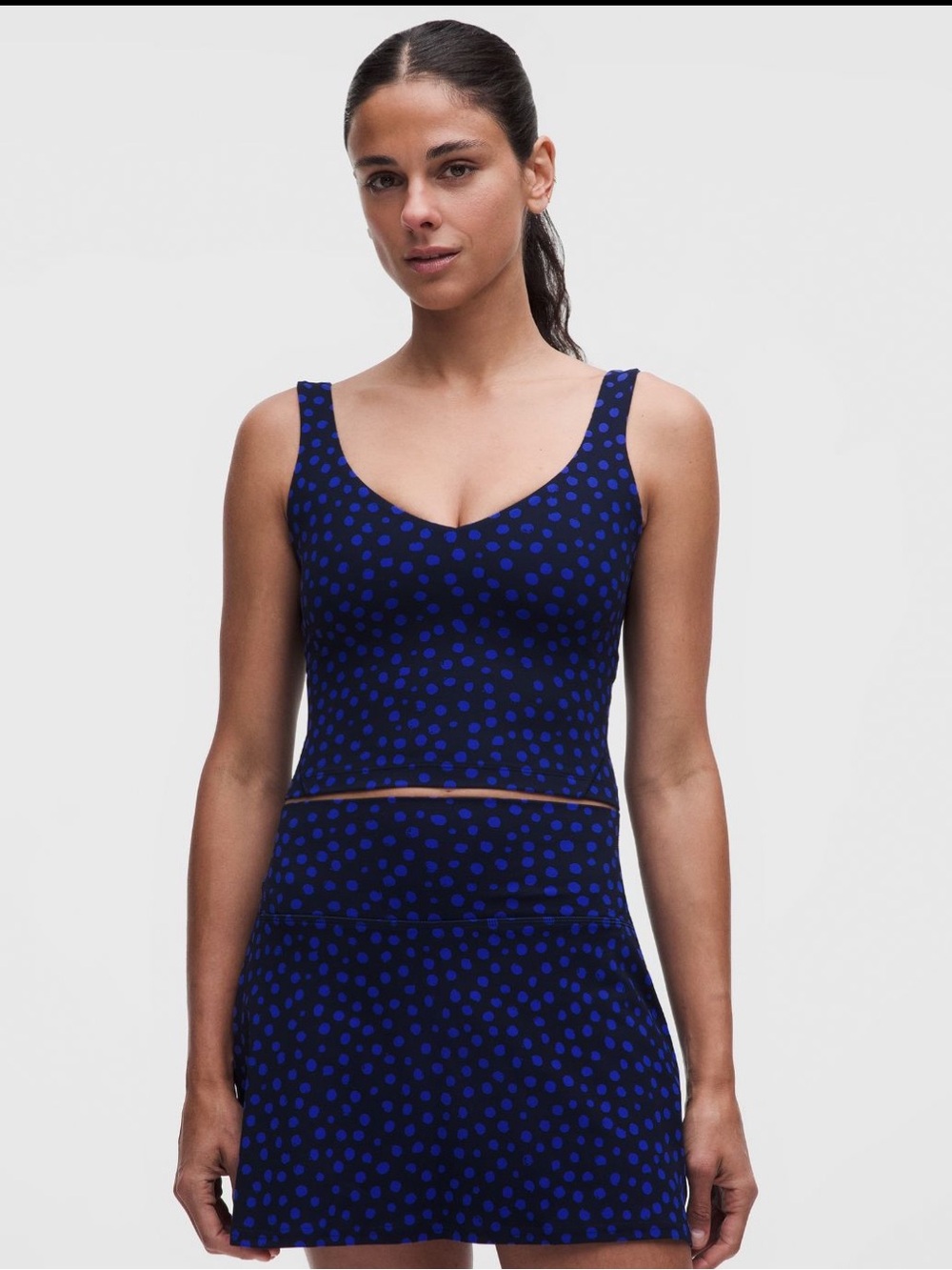 #926 NWT lululemon Align Tank Stamp Dot Beach Ball Blue True Navy Sz 4
